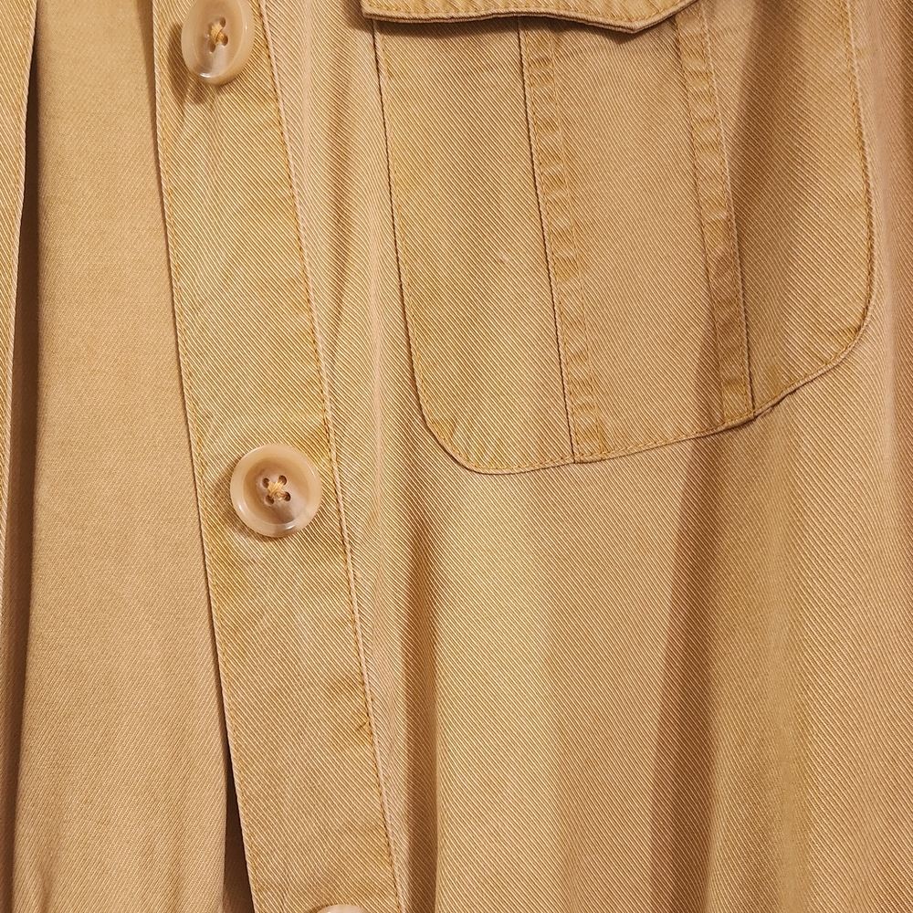 Tribal Green (Starfruit) Button-Up Blouse